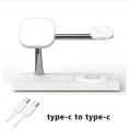 4 in 1 Wireless Charger For Magsafe iPhone 13 12 8 Magnetic Induction Fast Charging station For apple For Samsung galaxy Watch.