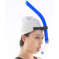 Swim Training Snorkel Center-Mount Front ComfortableMounted Silicone Mouthpiece Junior Swimmers Equipment For Adult Youth Kid. 