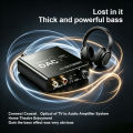 192KHz/24Bit DAC Digital to Analog Audio Converter Digital SPDIF Optical Toslink Coaxial to Analog Stereo L/R RCA and 3.5mm Jack. 