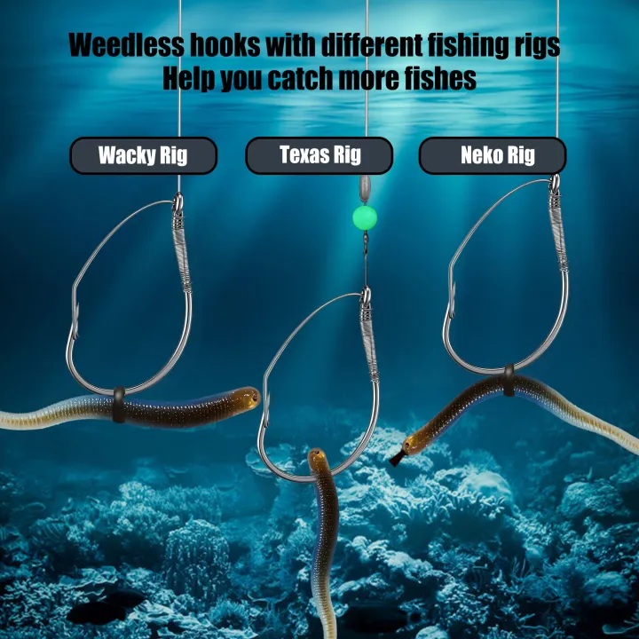 9KM%2025Pcs%20Wacky%20Rig%20Hooks%20Drop%20Shot%20Weedless%20Hook%20Worm%20Hook%20Bass%20Fishing%20Hook%20for%20Wacky%20Rigging%20-%20Image%205