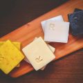 Ribana Saffron Goat Milk Soap 110 G Bar of Pure Goat Milk Soap for All Skin Types Enriched with Natural Ingredients. 
