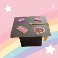 Graduation Cap Themed Choclate Gift Pack.U can custmize any name tag on it.. 