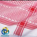 Falasteeni Rumaal - Embroidered Red and Black or plain White Rumaal - Arabic Shemagh. 