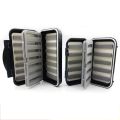 Waterproof Fly Fishing Box Black Tackle Lure Bait Fish hook Box ABS Plastic Fishing Accessory Tool Storage Box For fishing goods. 