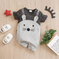 Baby Short Sleeve Summer 0-18 month Newborn Cartoon Clothing Boy Newborn Mouse Print Toddler Jumpsuit Comfortable Girl Cute 2024. 