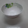 Italiano melamine 6.5"Crazy Bowl snowdrop. 