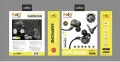 MKB M808 Gaming Ear Dual driver Extra Bass Earphones. 
