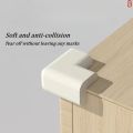 4Pcs Corner Protector Baby Proofing Edge and Corner, Soft Safety Pre-Taped Rubber Foam Furniture Bumpers for Fireplace, Table. 
