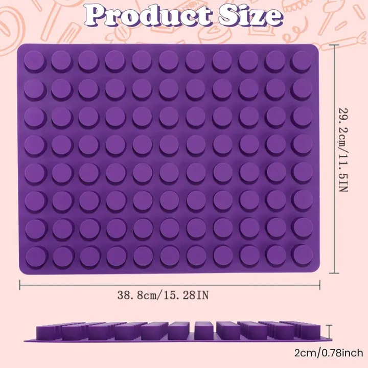 88%20Hole%20Silicone%20Chocolate%20Mold%20DIY%20Valentine's%20Day%20Party%20Baking%20Mold%20Chocolate%20Maker%20Ice%20Jelly%20Candy%20Nougat%20Mould%20Circle%20Shape%20-%20Image%202