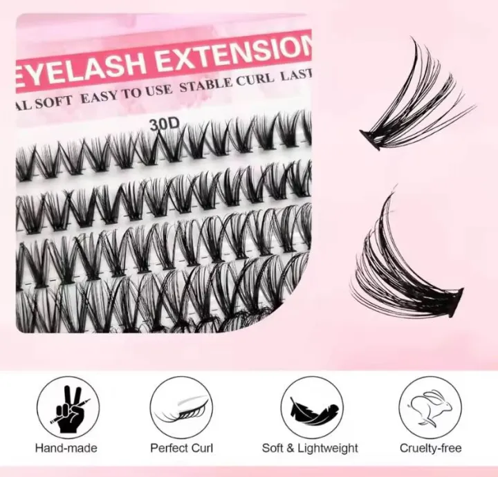 DIY%20Clusters%20Lash%20Kit%20Full%20Set%205-16mm%20Mix%20Bond&Seal%20Tweezers%20Lash%20for%20Self%20Application%20Makeup%20Individual%20Eyelash%20Extensions%20-%20Image%202
