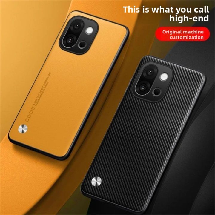 Luxury Business Plain PU Leather Phone Case For OnePlus 15 13 13R 13T 12 12R 11 11R Matte Shockproof Bumper Protector Back Cover