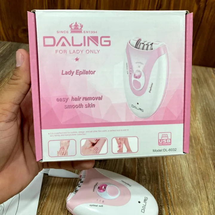 DALING%20DL-6032%20Epilator%20for%20Women,%20Cordless%20Facial%20Hair%20Removal%20with%20LED%20Light,%202%20Speeds,%20Electric%20Trimmer%20Tweezer%20for%20Face%20Legs%20Arms%20Underarm%20Armpit%20Bikini,%20Painless%20Smooth%20Glide%20Mini%20Epilator%20Shaver%20for%20Travel%20-%20Daling%20Ladies%20Hair%20Shaver%20-%20Image%206