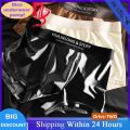 1/3PCS Men's Cool Ice Silk Boxers Shorts Summer Satin-like Solid Underpants Skin Friendly Breathable Mesh Crotch Male Underwear. 
