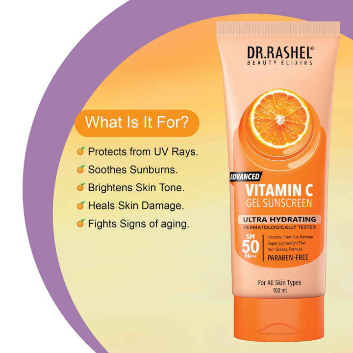 Dr.Rashel%20Vitamin%20C%20Sunscreen%20Spf%2050%0A+%20100ml%20-%20Image%203