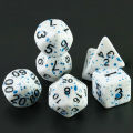 Board Game Accessories Cubes High Quality Acrylic Dice Unique Blood Effect Mixing Colours Effect For Entertainment Table Gaming. 