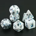 Board Game Accessories Cubes High Quality Acrylic Dice Unique Blood Effect Mixing Colours Effect For Entertainment Table Gaming. 