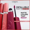 L'Oréal Paris Infallible Matte Resistance Liquid Lipstick - 500 Wine Not? ( 5ml ). 