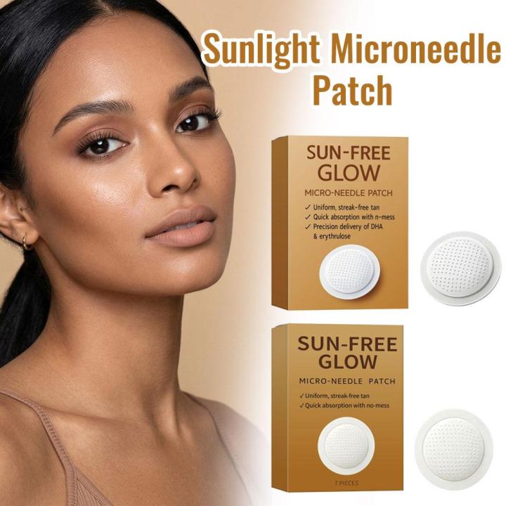 Sunless Tanning Bronzing Micro Needle Patch Advanced Sun-Free Skin Glow Patch Non Irritating Daily Body Beauty Care Patch