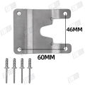 Modified motorcycle trunk accessories, upper and lower cover plates, foot hinges, backrest, stainless steel lock seal, reflectiv. 
