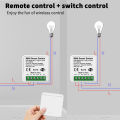 Tuya WiFi Smart Light Switch Smart Home Wireless RF 433mhz Push Button Wall Switch Via Alexa  Home Alice Smart Life App lightify. 