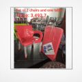 "Kids Plastic Chair and Table Set – Comfortable Baby Chairs for Sitting, Play, and Learning". 