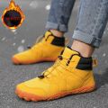 New Winter Men Women Snow Boots Wide Toe Barefoot Hiking Shoes Anti-slip Sneakers Outdoor Unisex Casual waterproof Work Shoes. 