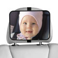 1pc Shatterproof Baby Car Mirror Car Safety Seat Rearview Mirror, Easy Install, Universal Fit.