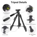 Tripod 3160S Portable Aluminum Dslr Tripod Camera Stand Cellphone Tripod Stand Vlogging Ringlight Holder. 