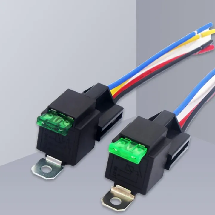 High Quality 12V DC 4 Pin Car Automotive Fused Relay 30A Normally Open ...
