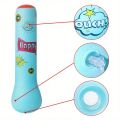 Inflatable Bopper Kids Punching Bag with Bounce-Back Action Inflatable Toys Bop Bag for Kids Presents with OPTIONAL Gloves. 