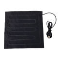 22cmx22cm 5V USB Fiber Heater Carbon Electric Heated Jacket Soft Cushion Winter Men Vest Heating Clothes Warmer Pads Keep Warm. 