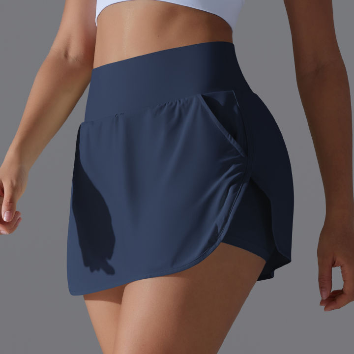 Outdoor%20Sports%20Yoga%20Skirt%20Badminton%20Tennis%20Skirt%20High%20Waist%20Breathable%20Sweat%20Skirt%20Active%20Athletic%20Yoga%20Fitness%20Skirt%20Short%20-%20Image%206
