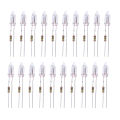 20pcs Neon Indicator Lamps With Resistance Connected To 220V 6*16 mm Neon Glow Lamp Mains Indicator.