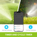 MOES Bluetooth Smart 2-Way Water Valve, Garden Sprinkler, Programmable Timer, Filter, Rain Delay, Automatic Irrigation Control. 