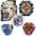 Beyblade Beyblade with chassis and pull line model metal assembled gyro cover straight. 