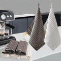 Super Absorbent Barista Bar Towel Coffee Machine Special Rag No Lint Square Towel Cleaning Cloth Coffee Machine Cleaning Towel. 
