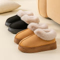 Winter Women Shoes Fashion Snow Boots Fluffy Plush Faux Fur Soft Slippers Outdoor Indoor Comfortable Warm Home men's Shoes.