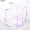ABS Transparent Acrylic Nail Tools Organizer Boxes Nail Drill Machine Storage Box Polishing Head Display Case Nails Supplies. 