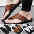 Men Summer Flip Flop Beach Slipper Comfortable T-Strap Open Toe Slipper. 
