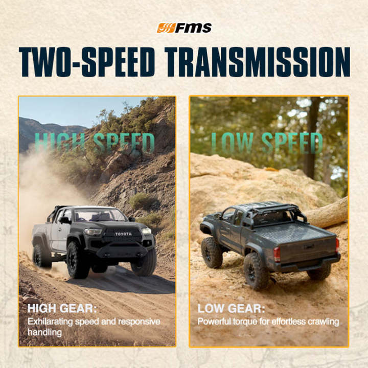 FMS%20Tacoma%20Officially%20Authorized%20Simulation%20Small%20Scale%201:24%204WD%20Remote%20Control%20Climbing%20Car%20RC%20Off-Road%20Vehicle%20FCX24M%20RTR%20-%20Image%203