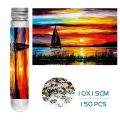 MaxRenard Jigsaw Puzzle Mini Pieces 150pcs Test Tube Educational Toy Family Game Portable Leisure Toy.