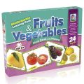 Early Learners Large Flash Cards of fruits and vegetables | Export Quality. 