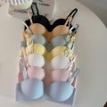 【Popular】Seamless Half Cup Cloud Nude Underwear Women  Small Breast Gathering Support Anti-Sagging Soft Support Wireless Bra. 