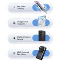 Awei P134K 4 in 1 Portable Power Bank 20000mAh With Type-C/Lightning/Micro Cable Powerbank For iOS&Android. 