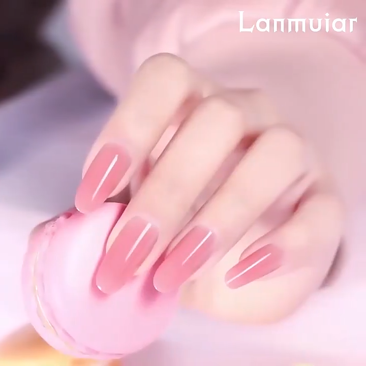 15pcs Set 8 Color Nail Builder Kit Nail Extension Kit with UV Lamp Top Coat Base Coat All-in-One for Nail Starter Different Nail Art Ideas DIY Home Manicure