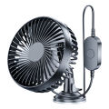 5/12/24V Auto Cooling Fan Single Head Solar Auto Ventilation Fan Strong Wind Electric Car Circulator Mini Car Fan Cooler for Veh. 