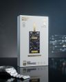 66W PD Fast Charging Power Bank Transparent Digital Display. 