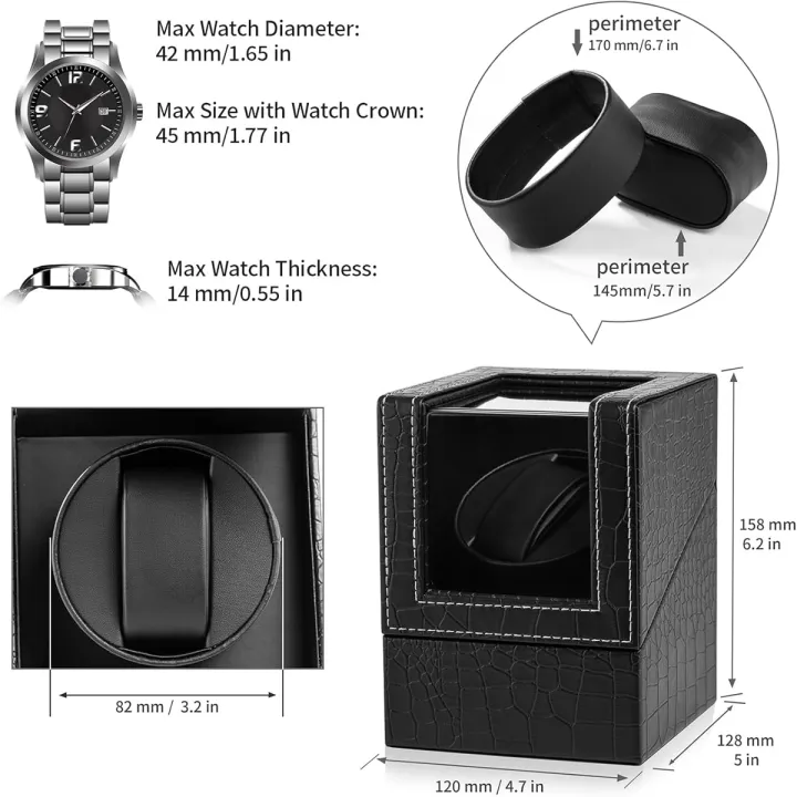 Luxry%202%20Slots%20Watch%20Winder%20Battery%20Wooden/PU%20Shaker%20USB%20Charging%20Watch%20Box%20Automatic%20Winder%20Glass%20Storage%20Case%20Display%20Box%20-%20Image%205