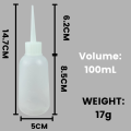 Dispensers Applicator Kit Empty Plastic Squeeze Bottles Dropping Tube Nozzle and Blunt Tip Needle Works for Liquid Glue and Ink. 