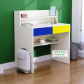 Zannis Study Table with Drawer/Cupboard ReadingTable Desk/Laptop Table/WFH/Office/Computer/Engineered Wood Executive Table with Storage Shelf & Compartment for Adults & Students, 40/36''.